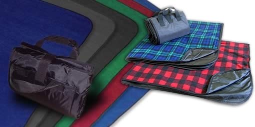 Solid Picnic Blankets - 50" x 60" (Box of 20)